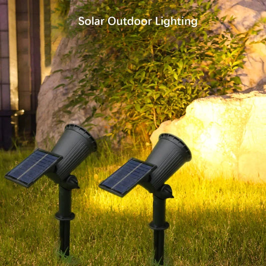 Garden Solar Spotlight, 9 LEDs, Waterproof, Easy Installation