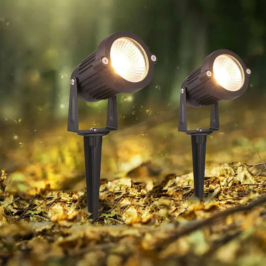 Garden Spike Uplight – COB LED 5W to 15W – IP65 Waterproof Spotlight for Trees, Bushes & Landscape Lighting (AC/DC Options)