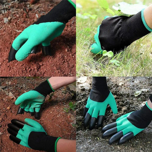 Digging Gloves with Claws – Perfect for Gardening, Planting, Weeding, and Lawn Care